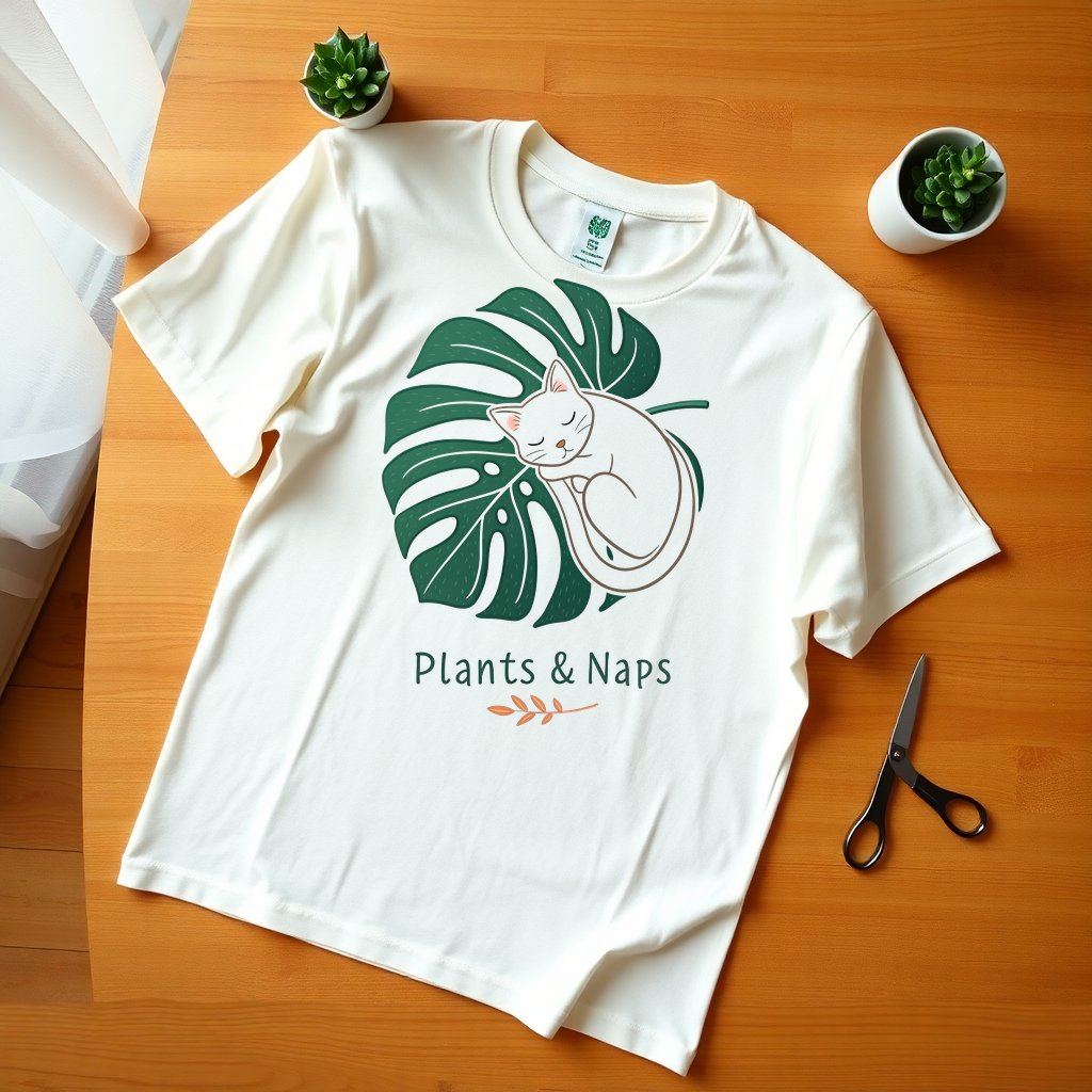 Plants & Naps tee