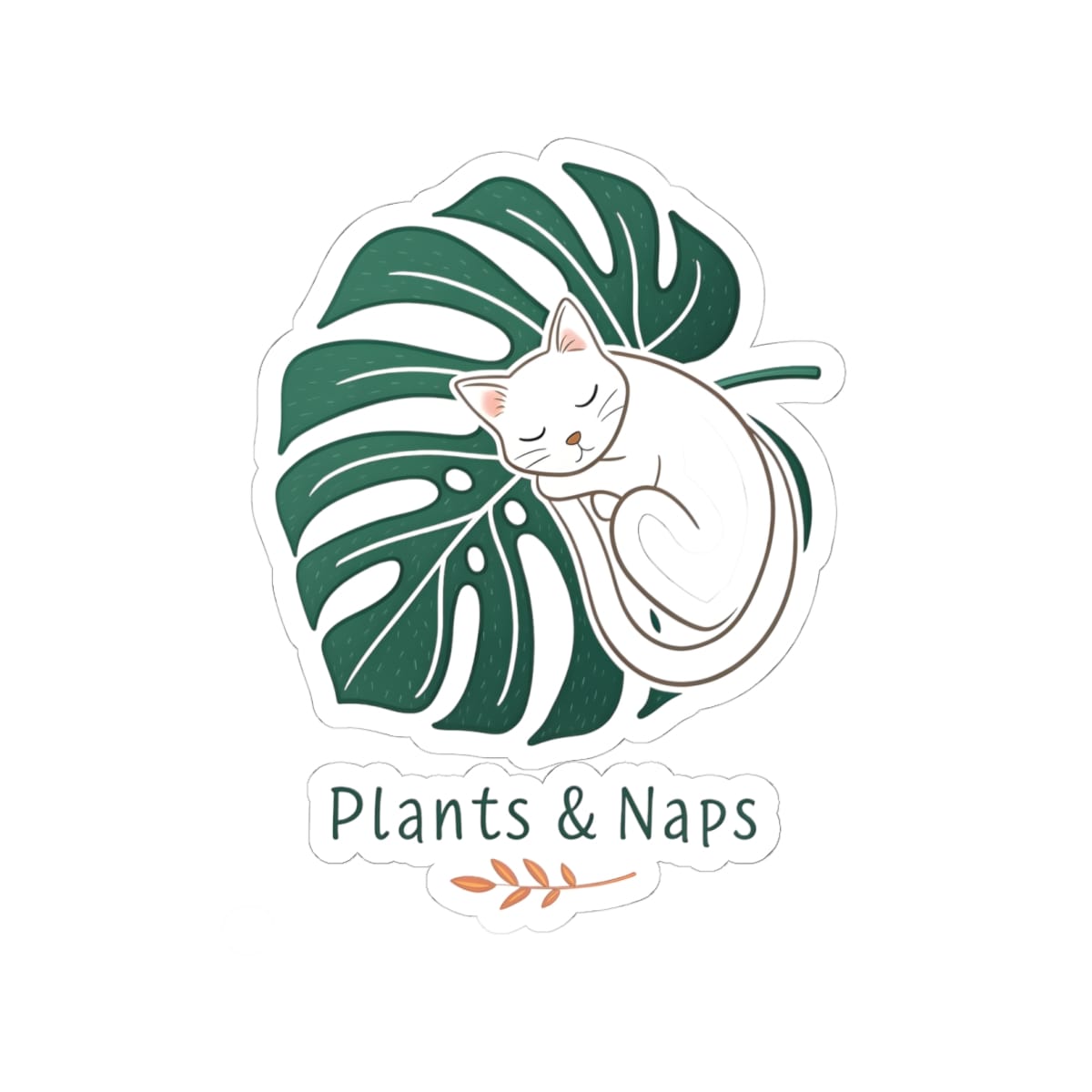 Plants & Naps Sticker - Image 7