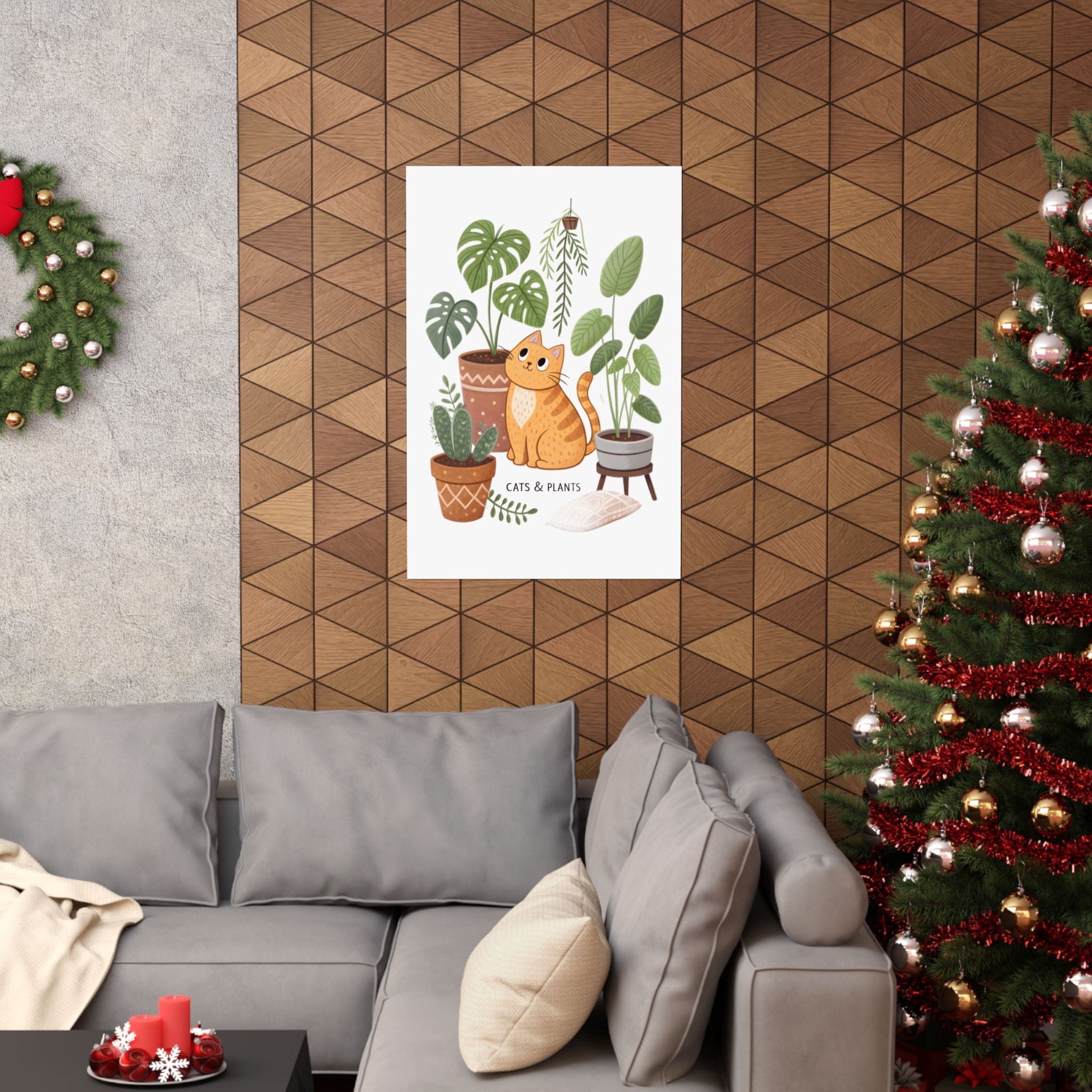 Cats & Plants Poster - Image 12
