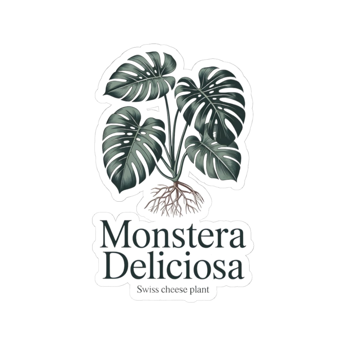 Monstera Deliciosa Sticker