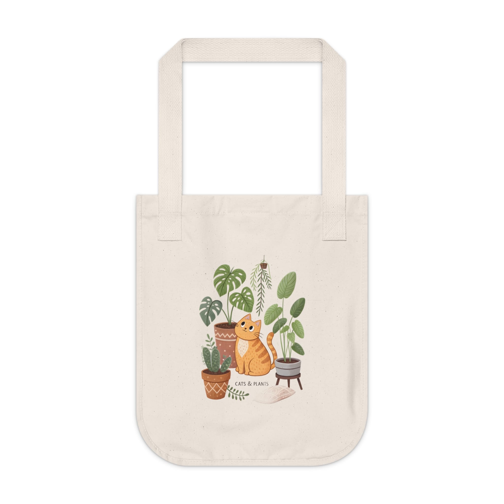 Cats & Plants Tote Bag