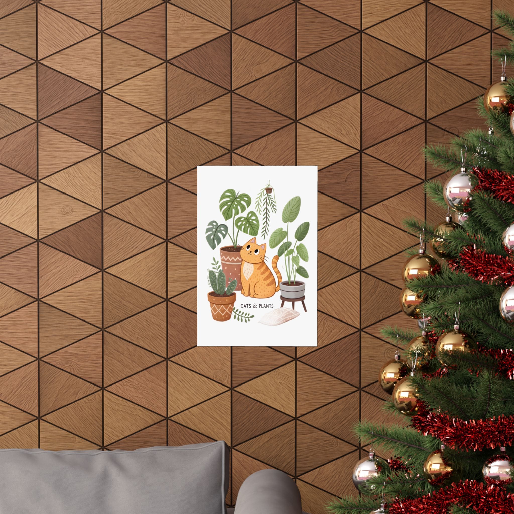 Cats & Plants Poster - Image 4