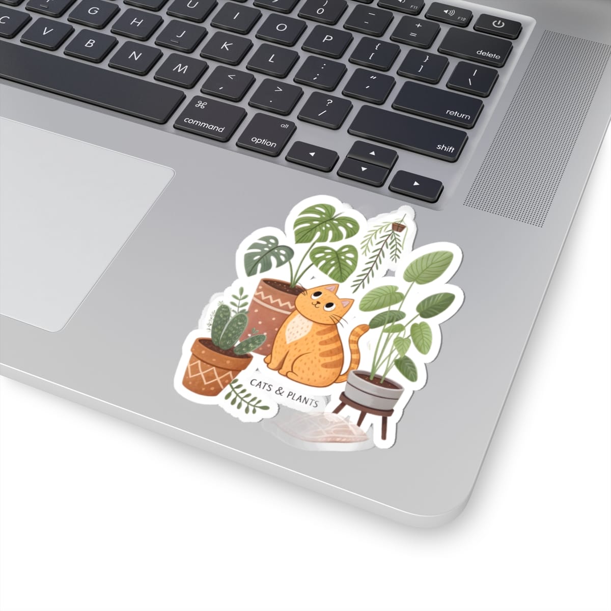 Cats & Plants Sticker - Image 5