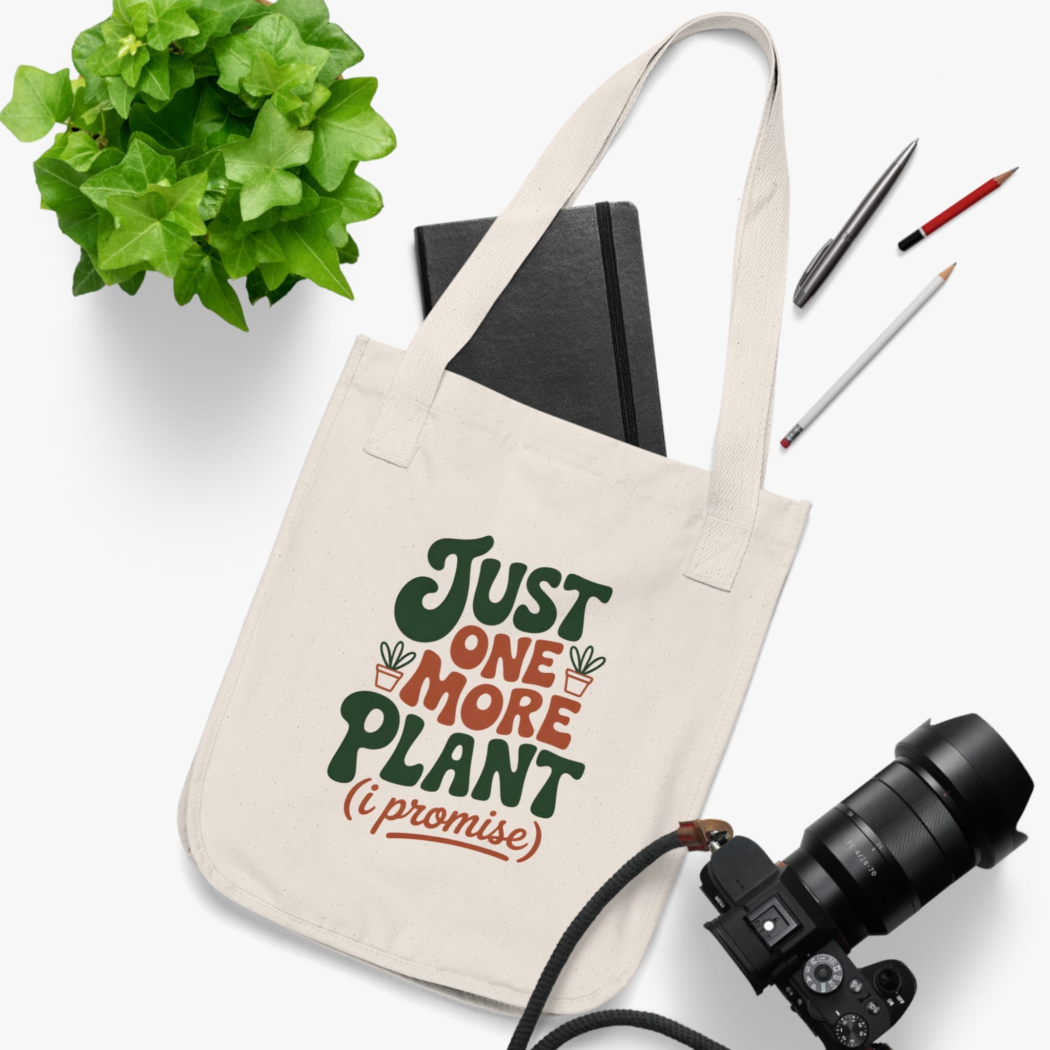 Just One More Plant Tote Bag - Image 3