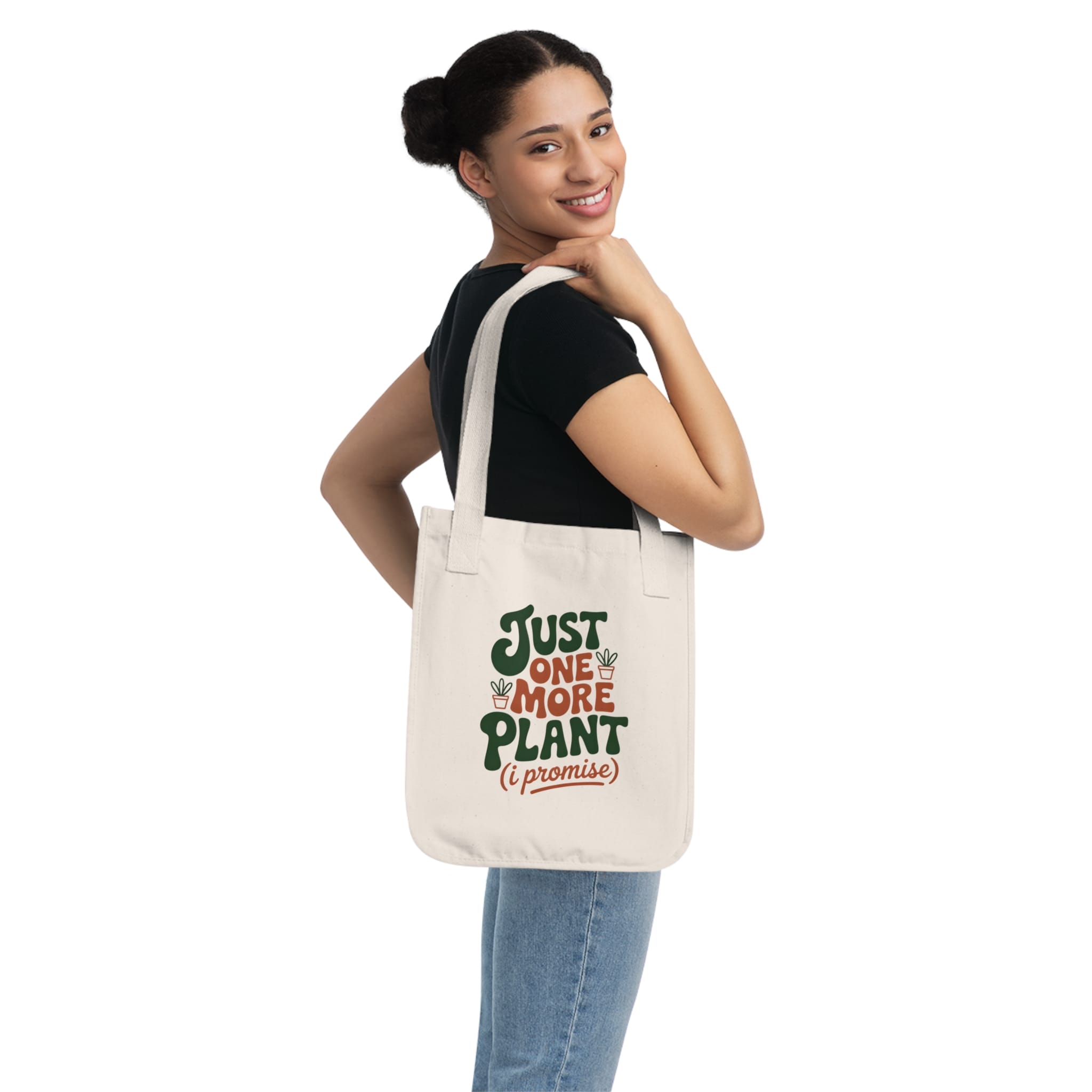 Just One More Plant Tote Bag - Image 4