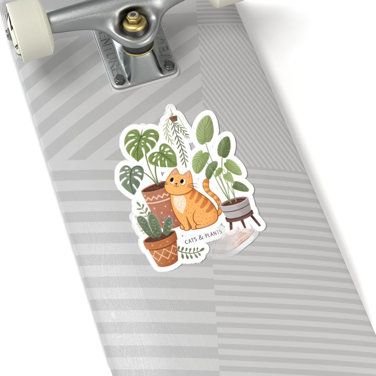 Cats & Plants Sticker - Image 8