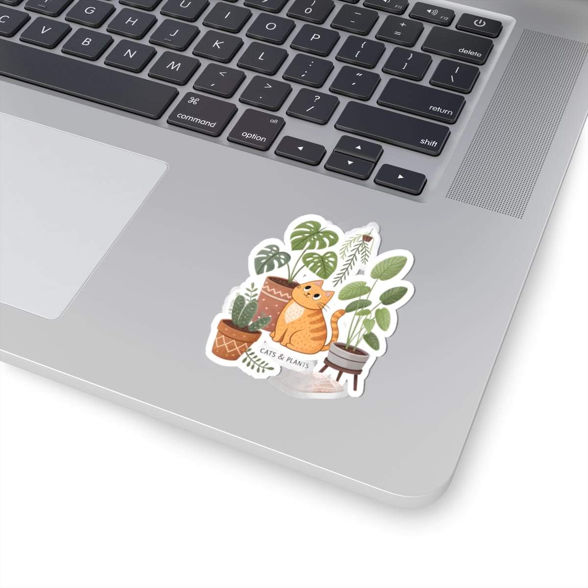 Cats & Plants Sticker - Image 2