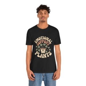 Emotional Support Plants tee — worn